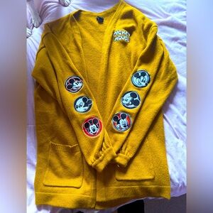 Her Universe mustard retro Mickey sweater
